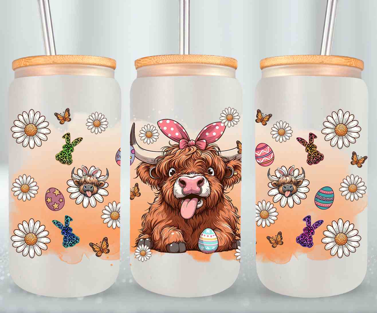 Highland Cow Easter-10390